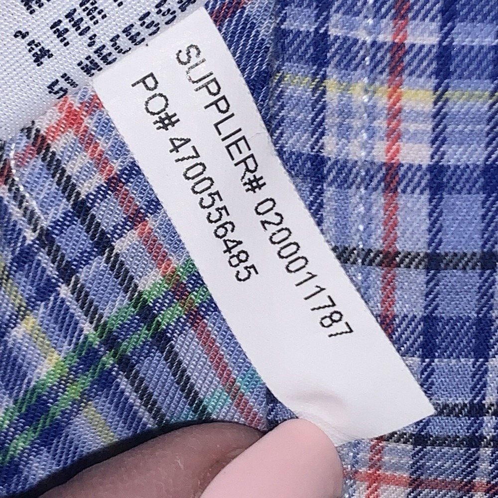 Polo Ralph Lauren Mens Blue Plaid Button Up  Shirt‎ Sz S Long Sleeve Cotton EUC - Picture 7 of 7